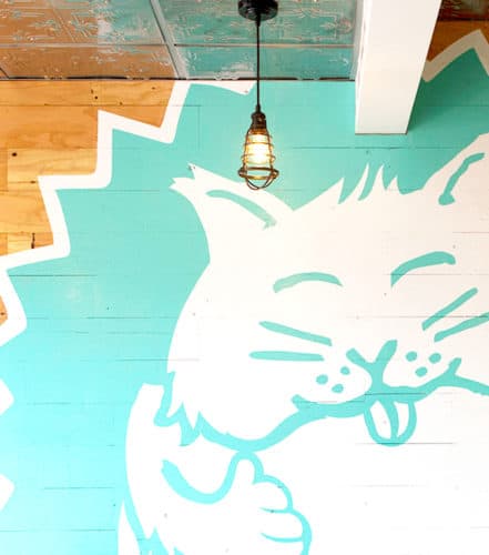 Logo and branding for Fat Cat Creamery | Designed by Field of Study: A branding and graphic design consultancy | Houston TX | Jennifer Blanco & John Earles