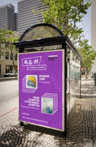 Poster design for Art League Houston | Designed by Field of Study: A branding and graphic design consultancy | Houston TX | Jennifer Blanco & John Earles