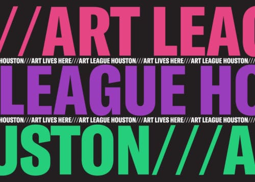Brand development, website, strategy, graphic design, and signage for Art League Houston, Texas | Field of Study: A Design & Branding Consultancy.