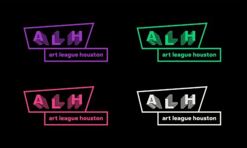 Logo variations for Art League Houston | Designed by Field of Study: A branding and graphic design consultancy | Houston TX | Jennifer Blanco & John Earles