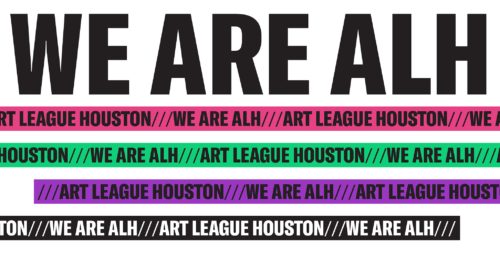 Tagline graphics for Art League Houston | Designed by Field of Study: A branding and graphic design consultancy | Houston TX | Jennifer Blanco & John Earles