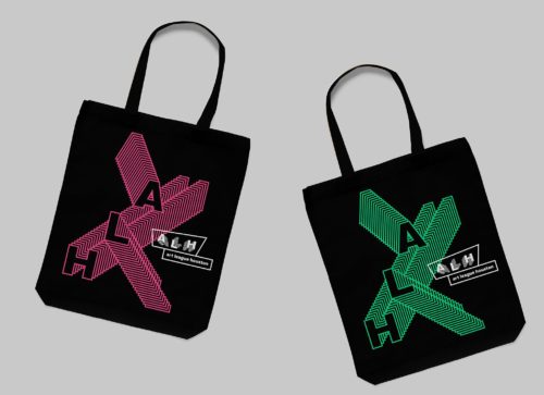 Tote bag design for Art League Houston | Designed by Field of Study: A branding and graphic design consultancy | Houston TX | Jennifer Blanco & John Earles