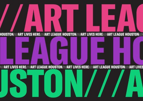 Brand development, website design and development, strategy, graphic design, and signage for Art League Houston | Designed by Field of Study: A branding and graphic design consultancy | Houston TX | Jennifer Blanco & John Earles