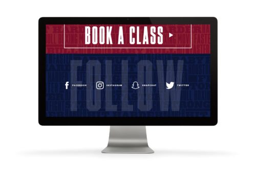 Website design for Baby Bull Boxing | Designed by Field of Study: A branding and graphic design consultancy | Houston TX | Jennifer Blanco & John Earles