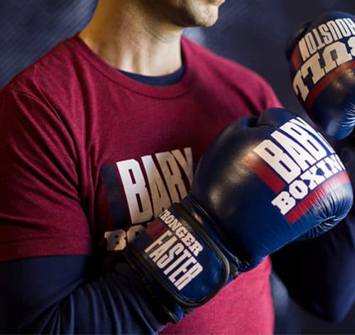 Branding, website, environmental graphics, merchandise, and signage for Baby Bull Boxing, Houston, Texas | Field of Study: A Design & Branding Consultancy