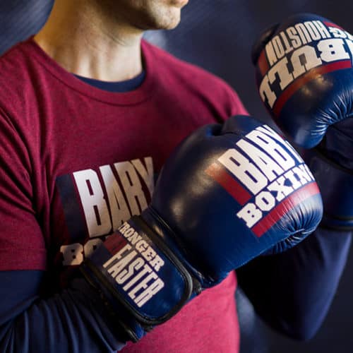 Branding, website, environmental graphics, merchandise, and signage for Baby Bull Boxing, Houston, Texas | Field of Study: A Design & Branding Consultancy
