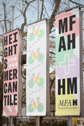 Signage for Heights Mercantile | Designed by Field of Study: A branding and graphic design consultancy | Houston TX | Jennifer Blanco & John Earles