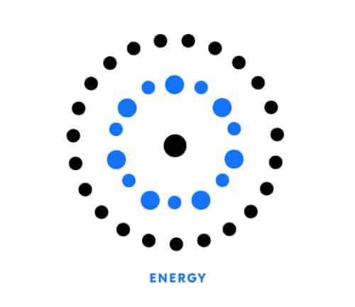 Energy icon for Element Blue | Designed by Field of Study: A branding and graphic design consultancy | Houston TX | Jennifer Blanco & John Earles