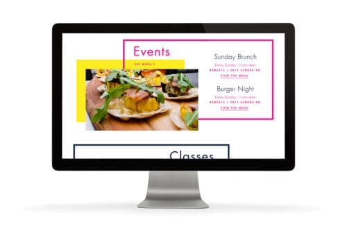Brand development, website, graphic design, and marketing collateral for Etta's kitchen, Houston, Texas | Field of Study: A Design & Branding Consultancy.