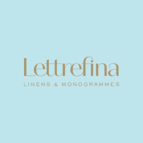 Branding, naming, stationery, and packaging for Lettrefina Linens & Monogrammes, Houston, Texas | Field of Study: A Design & Branding Consultancy