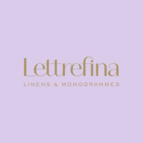 Branding, naming, stationery, and packaging for Lettrefina Linens & Monogrammes, Houston, Texas | Field of Study: A Design & Branding Consultancy