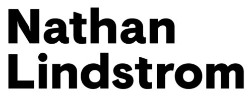 Logo wordmark for Nathan Lindstrom Photography | Designed by Field of Study: A branding and graphic design consultancy | Houston TX | Jennifer Blanco & John Earles