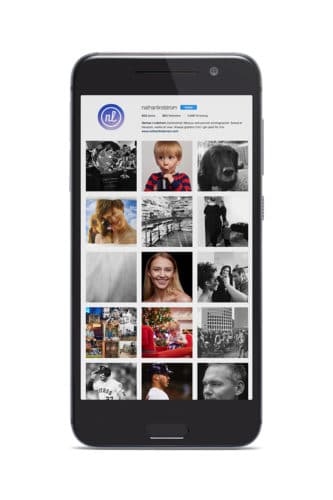 Instagram feed for Nathan Lindstrom Photography | Designed by Field of Study: A branding and graphic design consultancy | Houston TX | Jennifer Blanco & John Earles