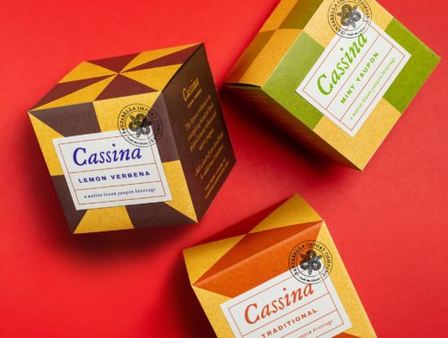 Yaupon tea packaging box design for Panzarella Import Company | Designed by Field of Study: A branding and graphic design consultancy | Houston TX | Jennifer Blanco & John Earles
