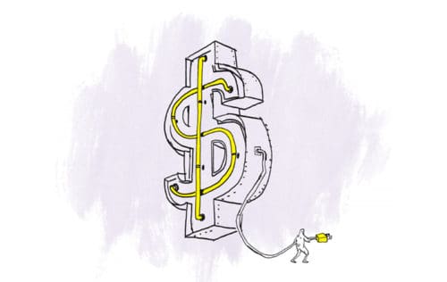 Financial editorial llustration by Rene Cruz for The Special Situation Observer | Designed by Field of Study: A branding and graphic design consultancy | Houston TX | Jennifer Blanco & John