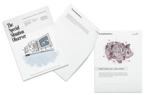 Publication design for The Special Situation Observer | Designed by Field of Study: A branding and graphic design consultancy | Houston TX | Jennifer Blanco & John