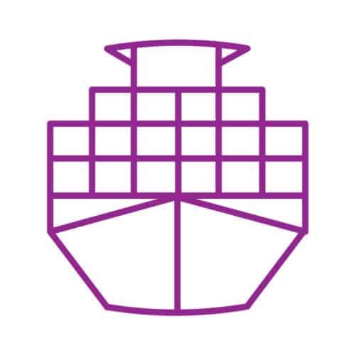 Ship icon graphic for Luke Brawner's podcast, the H | Designed by Field of Study: A branding and graphic design consultancy | Houston TX | Jennifer Blanco & John Earles
