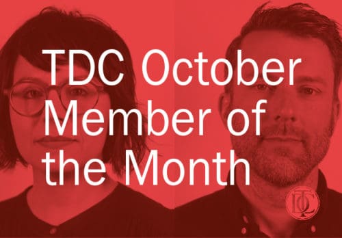 TDC Member of the Month, October 2018 | Field of Study: A branding and graphic design consultancy | Houston TX | Jennifer Blanco & John Earles