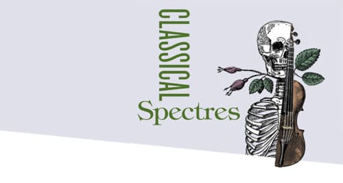 Classical Spectres cover design for Ars Lyrica Houston | Designed by Field of Study: A branding and graphic design consultancy | Houston TX | Jennifer Blanco & John Earles