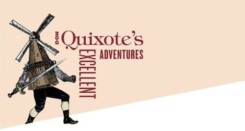 Don Quixote's Excellent Adventures cover design for Ars Lyrica Houston | Designed by Field of Study: A branding and graphic design consultancy | Houston TX | Jennifer Blanco & John Earles