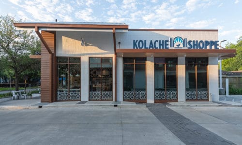 Branding, website, graphic design, interior design, packaging, and signage for Kolache Shoppe, Houston Texas | Field of Study: A Design & Branding Consultancy