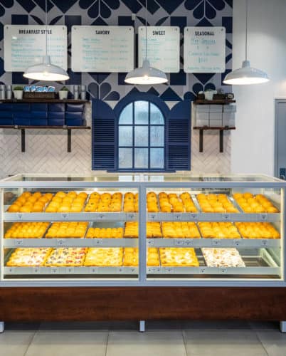 Branding, website, graphic design, interior design, packaging, and signage for Kolache Shoppe, Houston Texas | Field of Study: A Design & Branding Consultancy