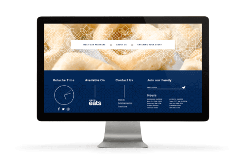 Branding, website, graphic design, interior design, packaging, and signage for Kolache Shoppe, Houston Texas | Field of Study: A Design & Branding Consultancy