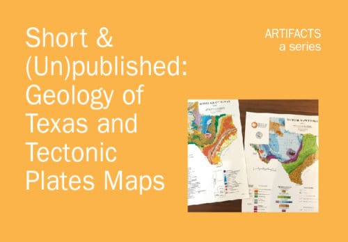 Artifacts - Field of Study Design - Jennifer Blanco Geology of Texas maps