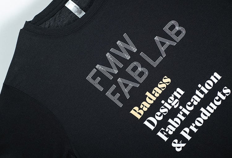 FMW|FabLab T shirt design by Field of Study Design