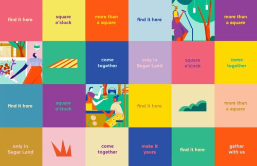 Sugar Land Town Square Color Palette | Field of Study (FoS)