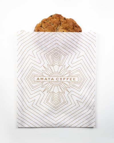 Amaya Coffee pastry packaging | Houston Branding Field of Study Texas | Jennifer Blanco & John Earles