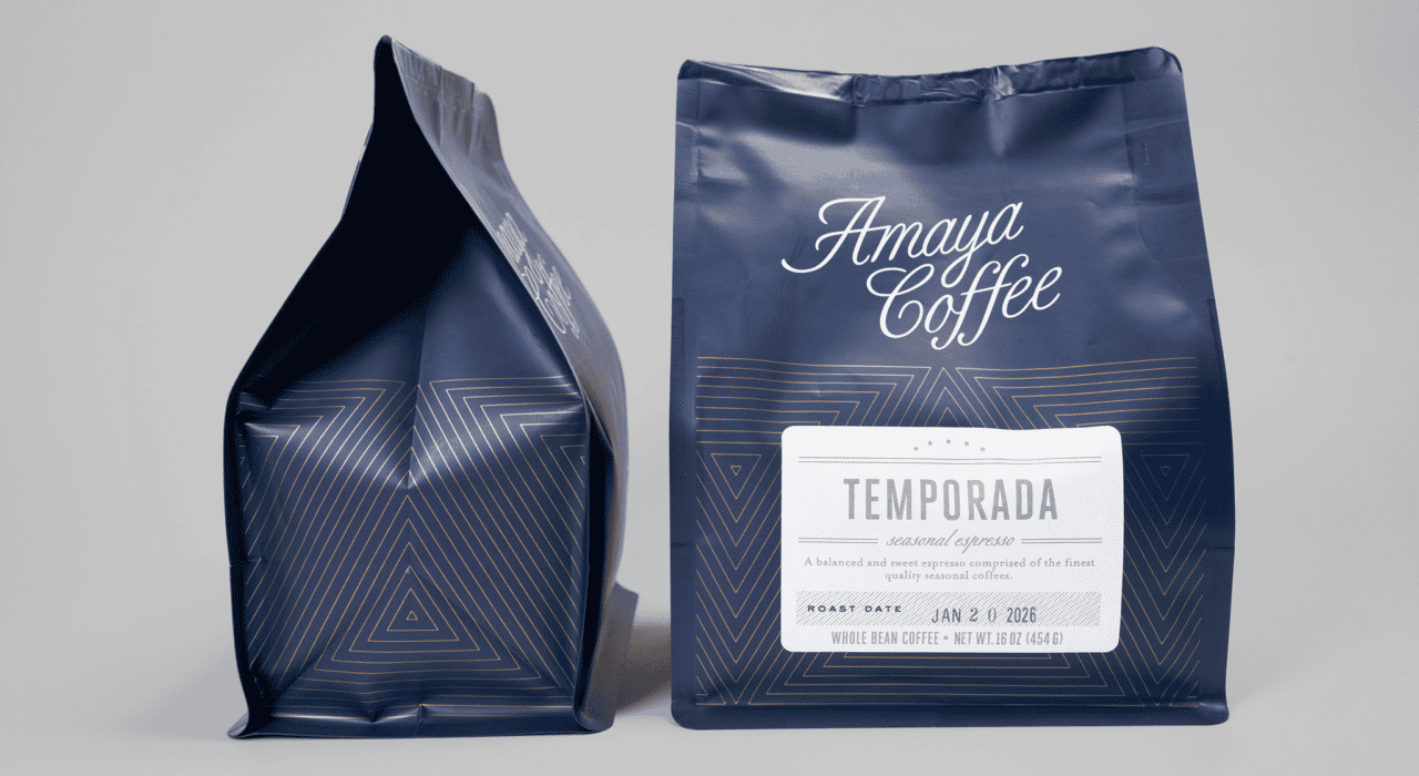 Coffee packaging for Amaya Coffee | Field of Study (FoS)