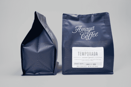 Coffee packaging for Amaya Coffee | Field of Study (FoS)