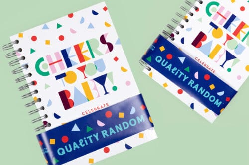 Field of Study | Design | Cheers to you baby! journal book design | Houston Texas