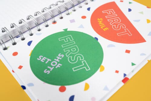 Field of Study | Design | Cheers to you baby! journal book design | Houston Texas