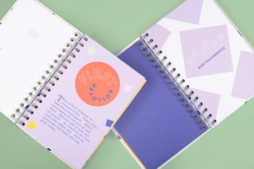 Field of Study | Design | Cheers to you baby! journal book design | Houston Texas