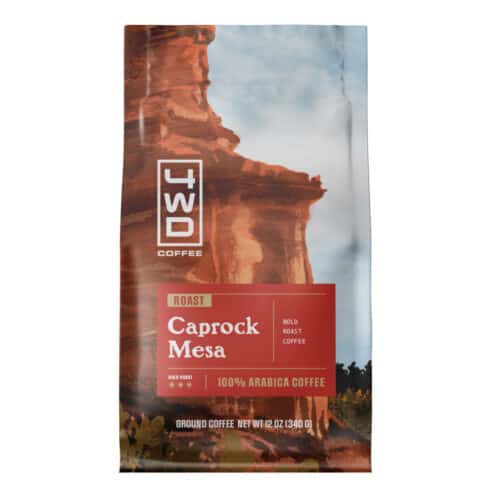4WD Coffee Caprock Mesa - inspired by Caprock Canyon in Northwest Texas