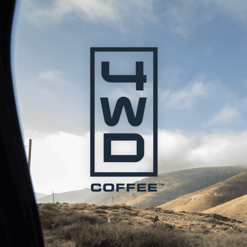 4WD Coffee | Texas Coffee | Field of Study branding & packaging design