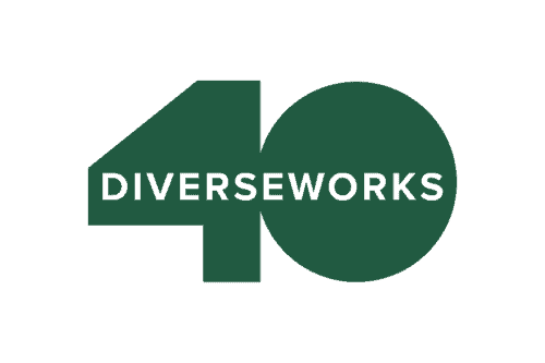 DiverseWorks 40th Anniversary branding by Field of Study