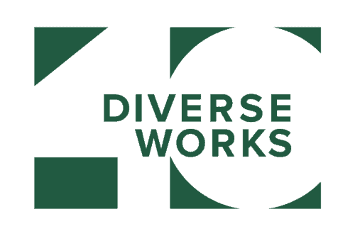 DiverseWorks 40th Anniversary branding by Field of Study